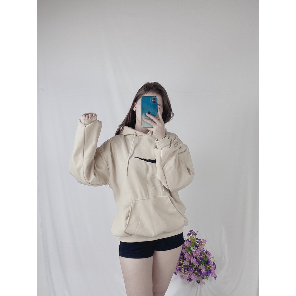Áo hoodie Nike chính hãng dài tay có mũ tick thêu xịn chất nỉ dày GZ Store GZHD055