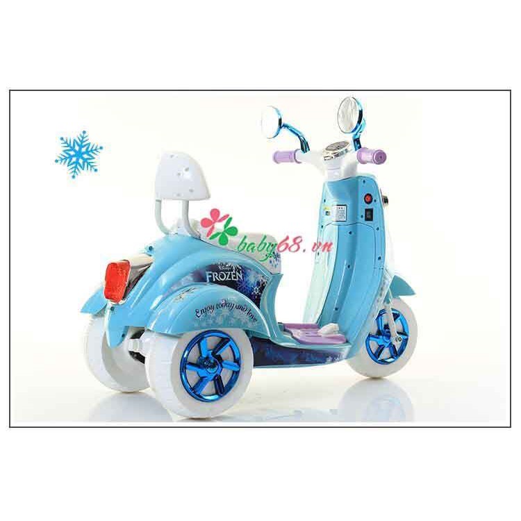 Xe máy trẻ em VESPA công chúa cho bé ( Xe máy điện )