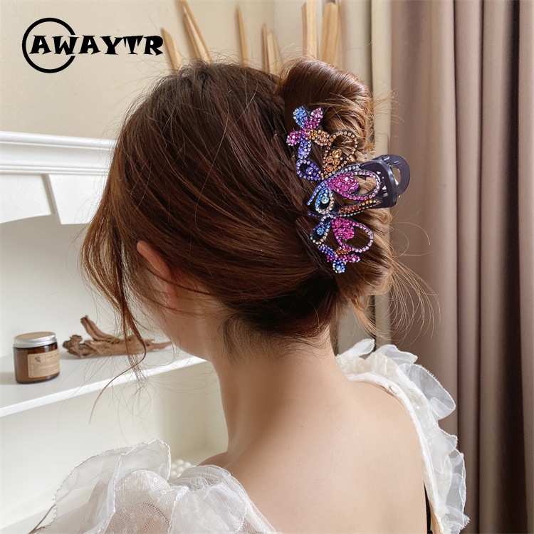 Kẹp Tóc Hình Hoa Đính Đá Phong Cách Retro Thời Trang Cho Nữ
