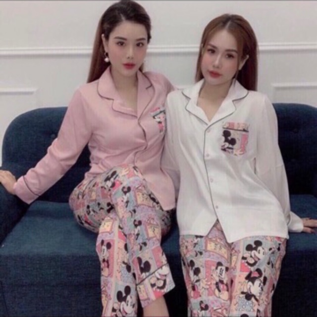 Set bộ satin lụa tay dài cao cấp