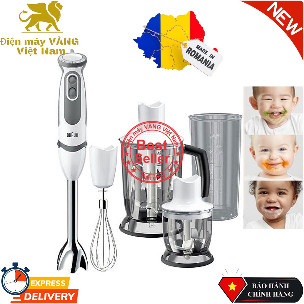 Máy xay cầm tay Braun MQ5200 MQ5235 MQ5245 1000W - Hàng chính hãng
