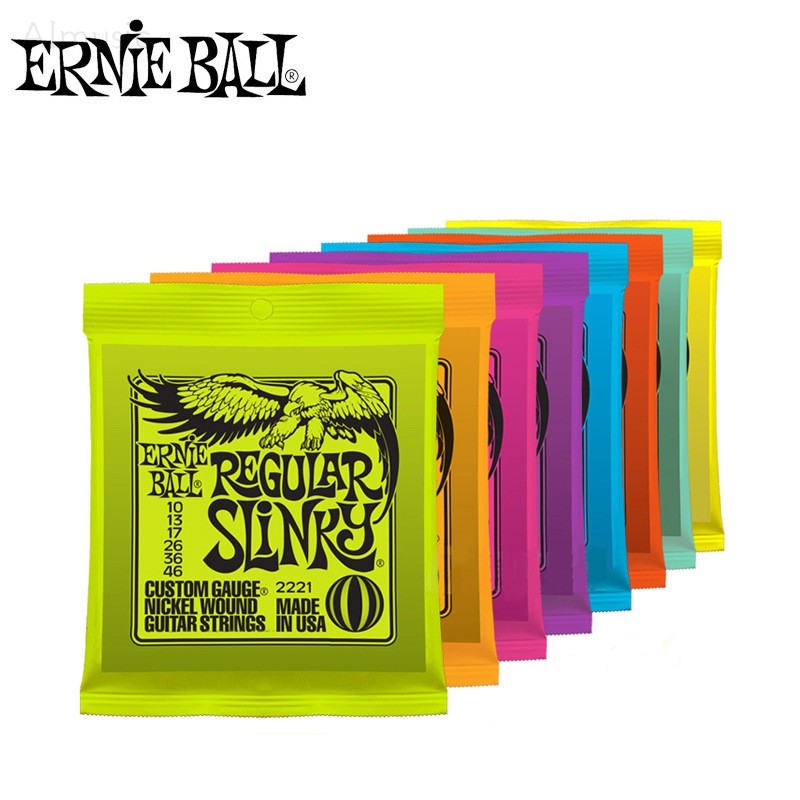 Dây đàn guitar điện Ernie Ball Super Slinky niken 009 010 quấn 6 dây
