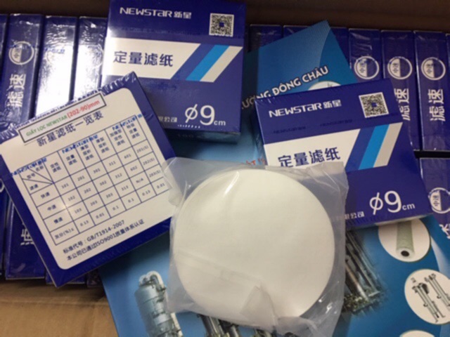 Giấy lọc định lượng Newstar  phi 9,11,12.5,15,18
