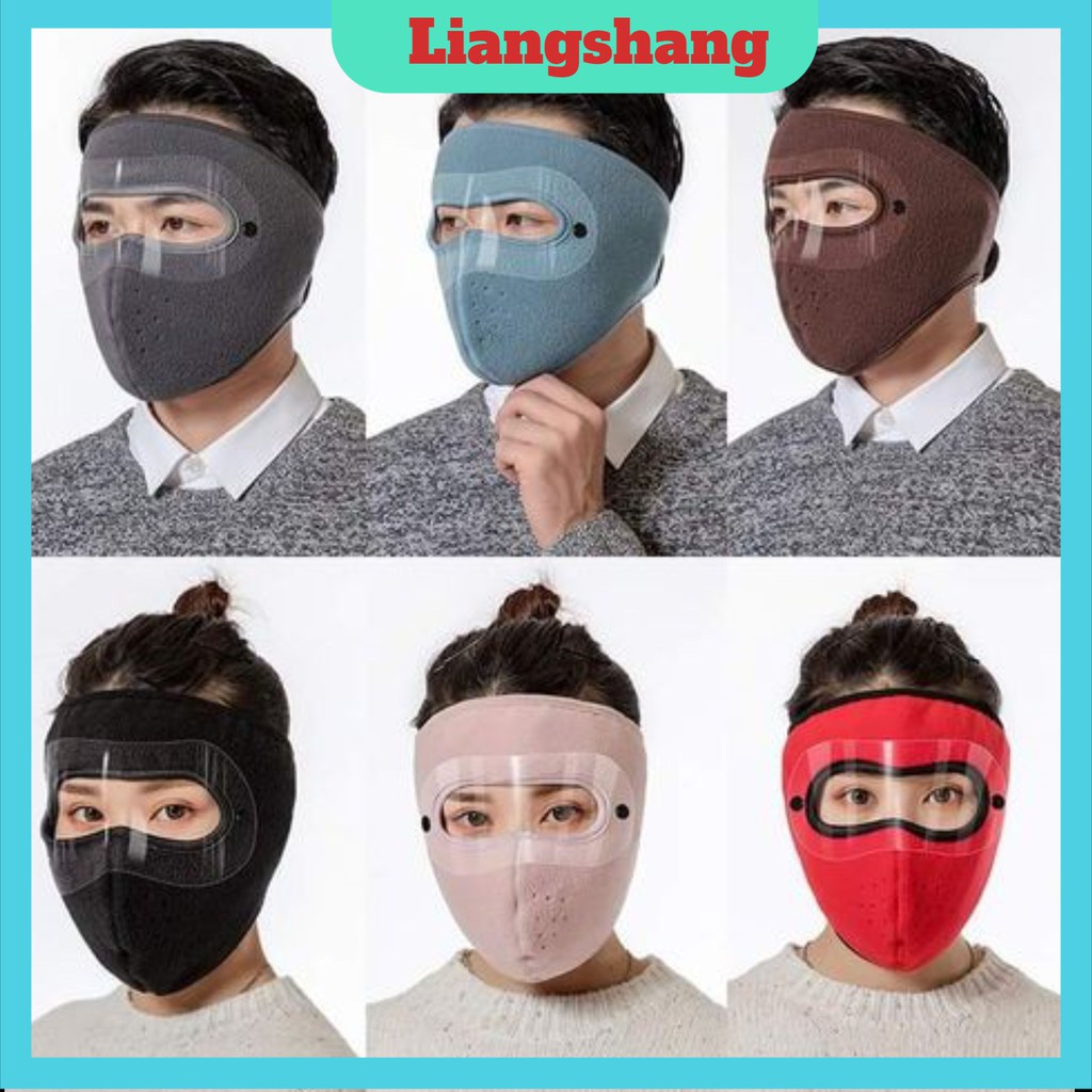 KHẨU TRANG LÓT NỈFREESHIPKHẨU TRANG NINJA BẢO VỆ MẮT 2in1 CHỐNG GIÓ RÉT