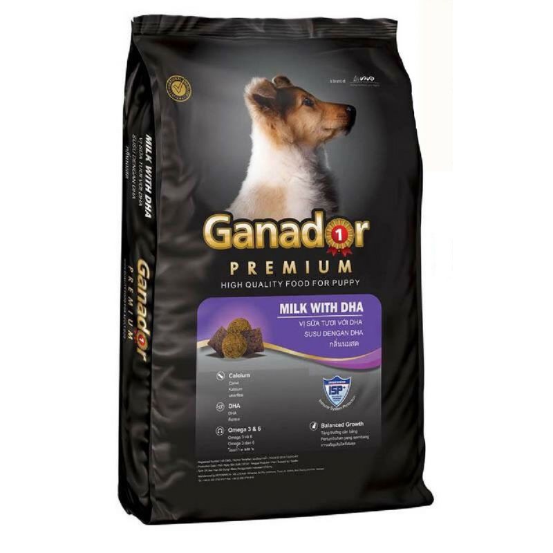 Ganador Puppy 1.5kg-Thức Ăn Cho Chó Con Vị Sữa Bổ Sung DHA Giúp Thông Minh