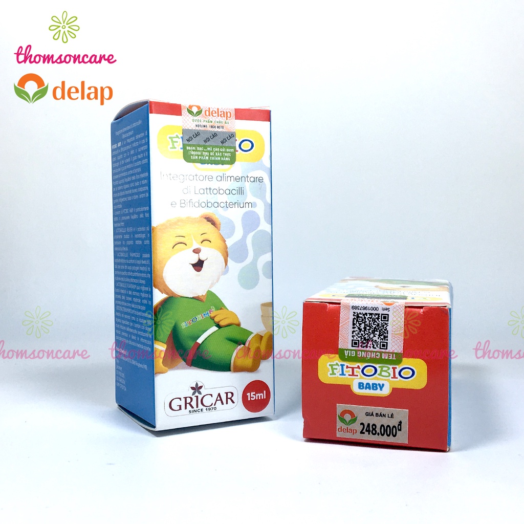 Fitobio baby Hỗ trợ vệ sinh đường ruột tăng cường hệ tiêu hóa cho bé giúp bé ăn ngon khỏe mạnh dược phẩm Delap Mamaba