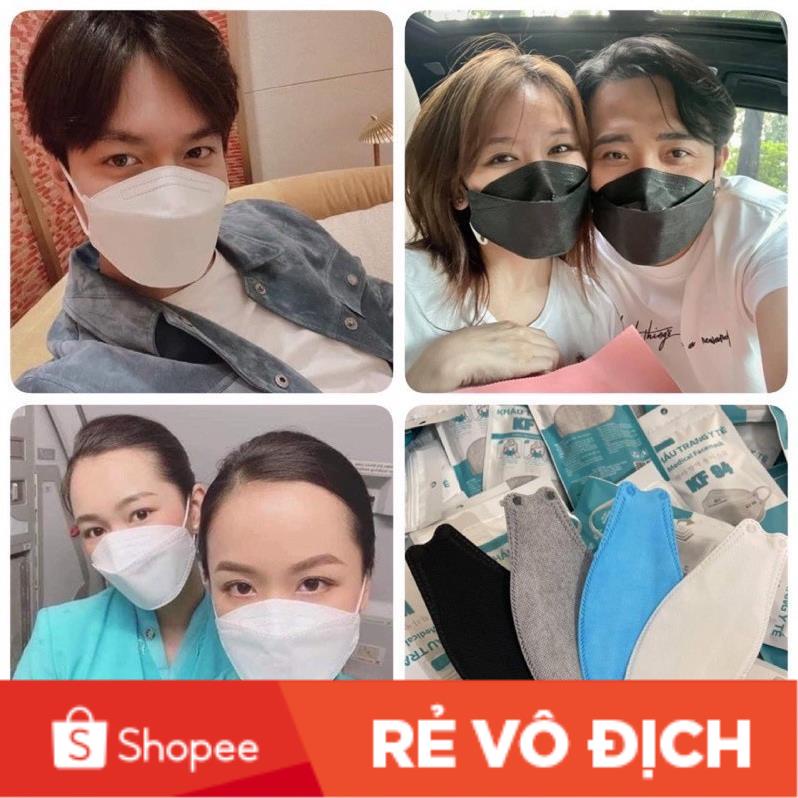 Khẩu Trang KF94  4D Mask Kháng Khuẩn 4 Lớp Chống Giọt Băn Bụi Mịn Ôm Sát Khuôn Mặt Công Nghệ Dập Hàn Quốc