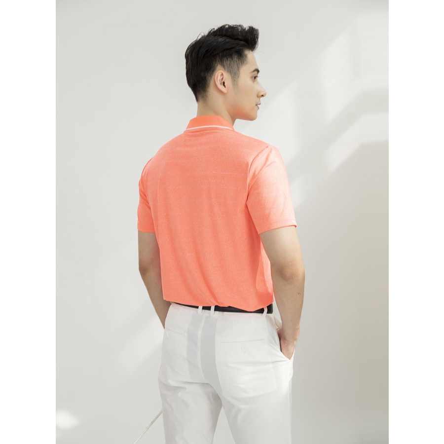 Áo polo nam Aristino  GOLF FIT cao cấp màu cam APSG03S1