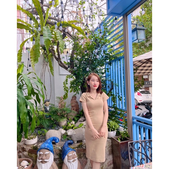 Kara dress Đầm body thun gân cao cấp đầm Cuao - willa.cuaoshop