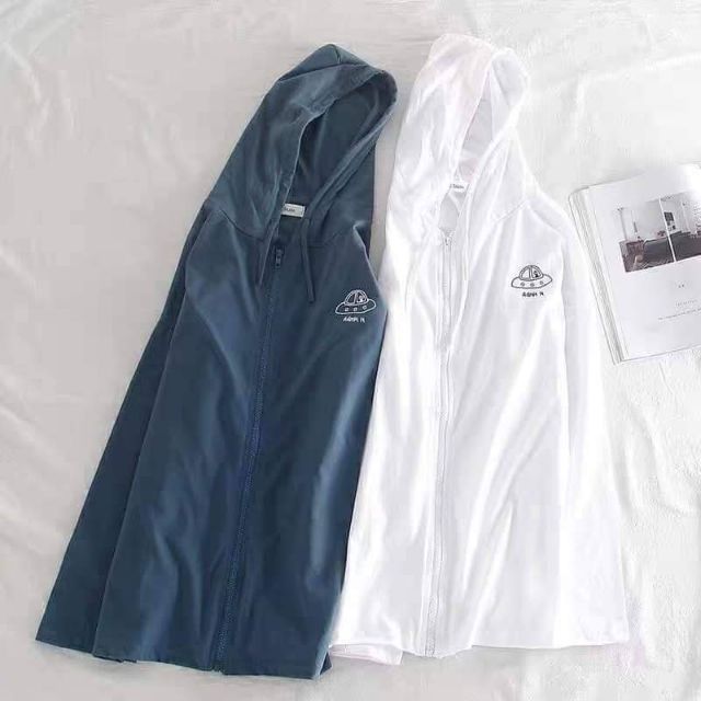 Áo khoác cotton mỏng mát chống nắng chào hè 2021