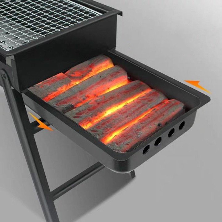 Bếp nướng BBQ ngoài trời dã ngoại nướng than hoa có thể gấp gọn