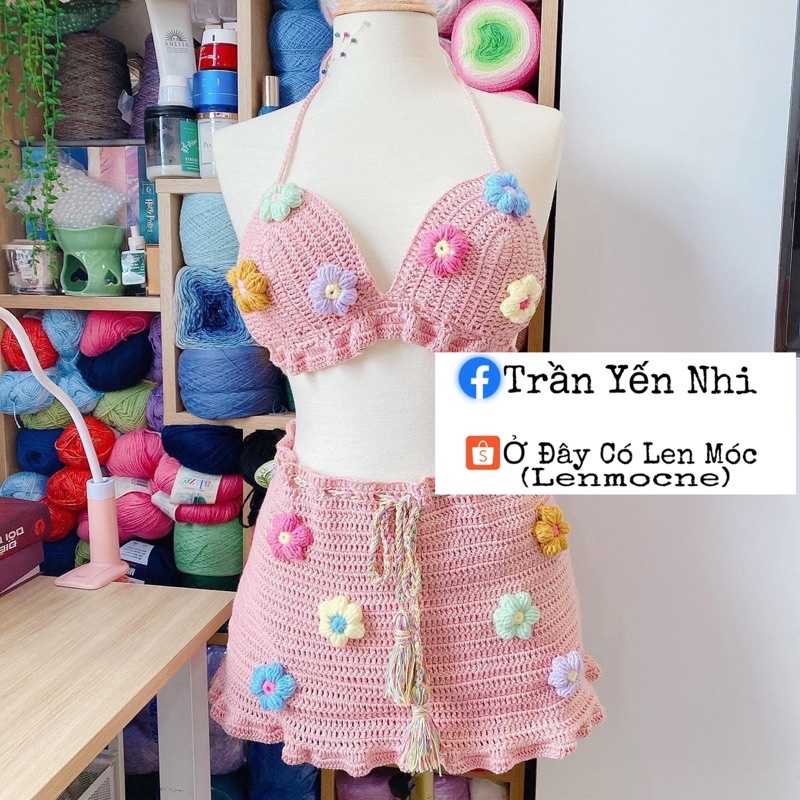 BIKINI LEN MÓC BIG SIZE - SIZE TO MÓC THEO YÊU CẦU SỐ ĐO
