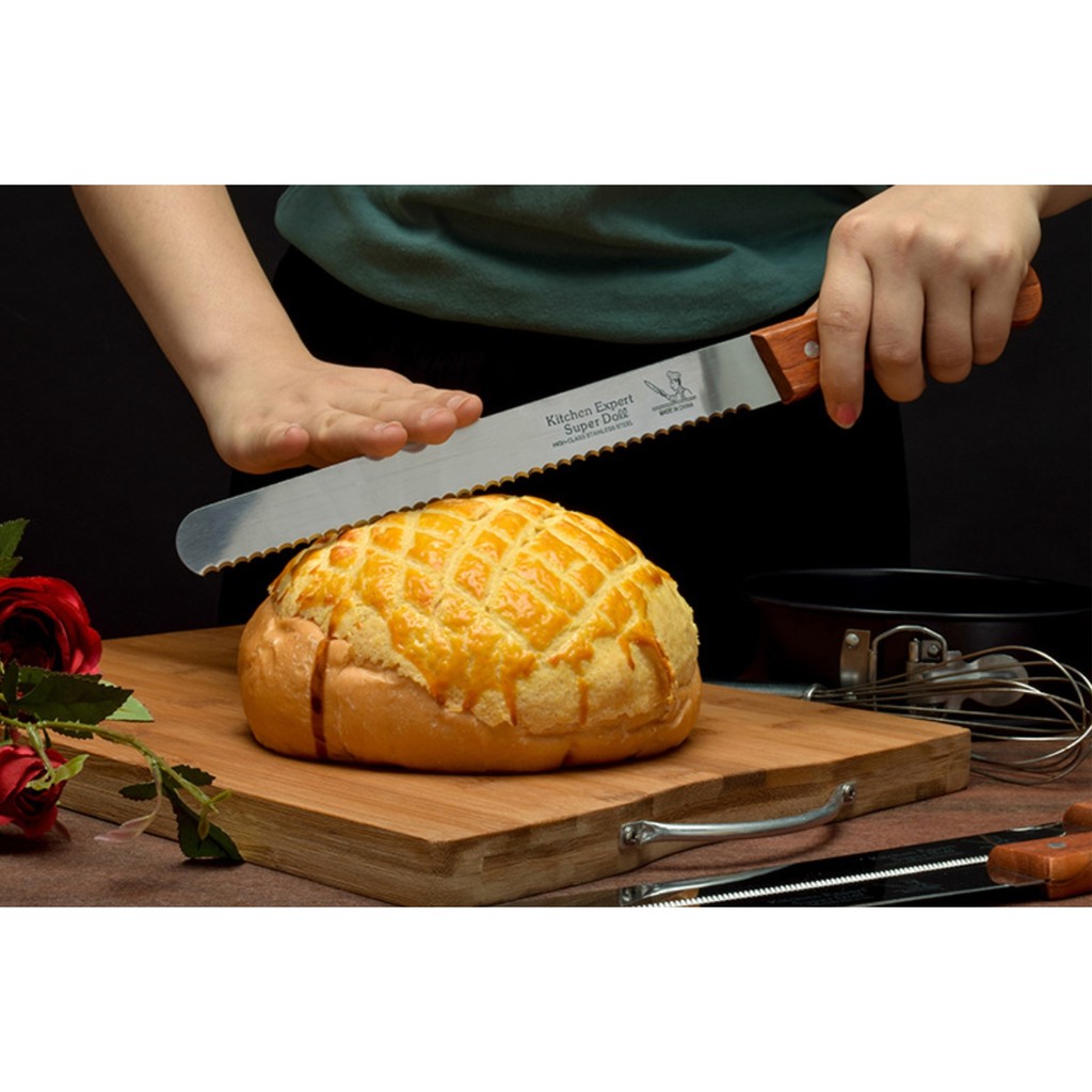 Dụng cụ cắt bánh, dao cắt bánh mì sanwich - 38cm