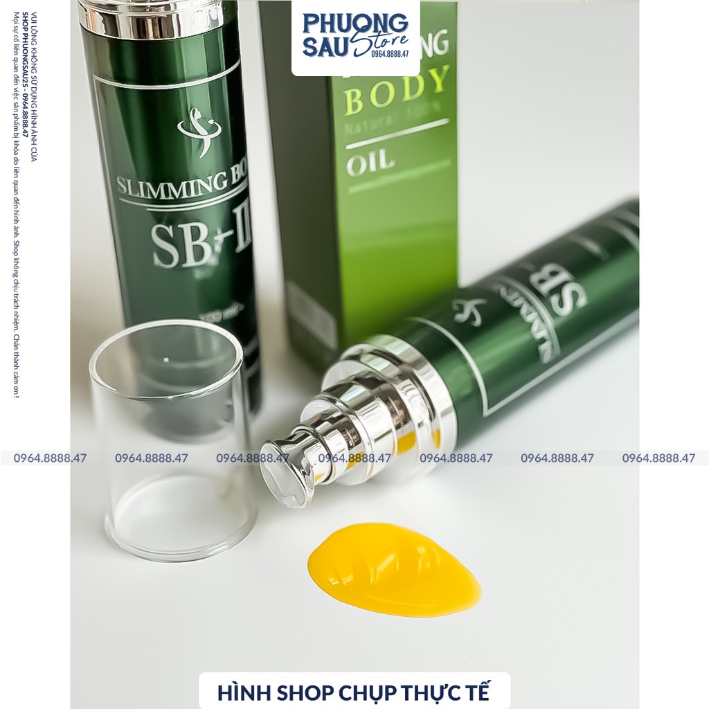 [CHÍNH HÃNG] Tinh Dầu Tan Mỡ Slimming Body SB2 Limited Oil, Thẩm Thấu Nhanh, Không Gây Bỏng Rát, Đánh Bay Mỡ Thừa