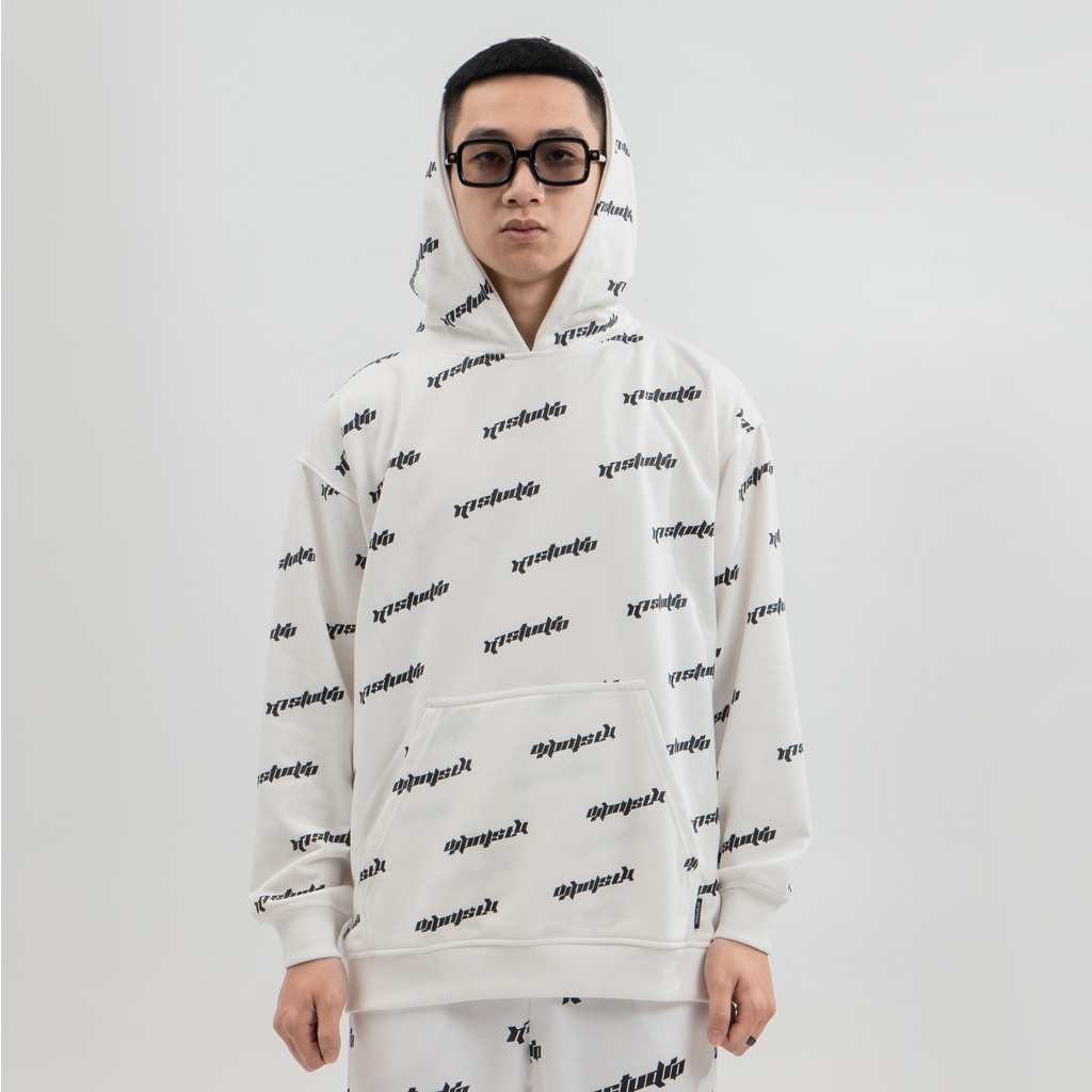 Áo mũ hoodie nỉ N7 MONOGRAM basic nam nữ form rộng thu đông Local Brand