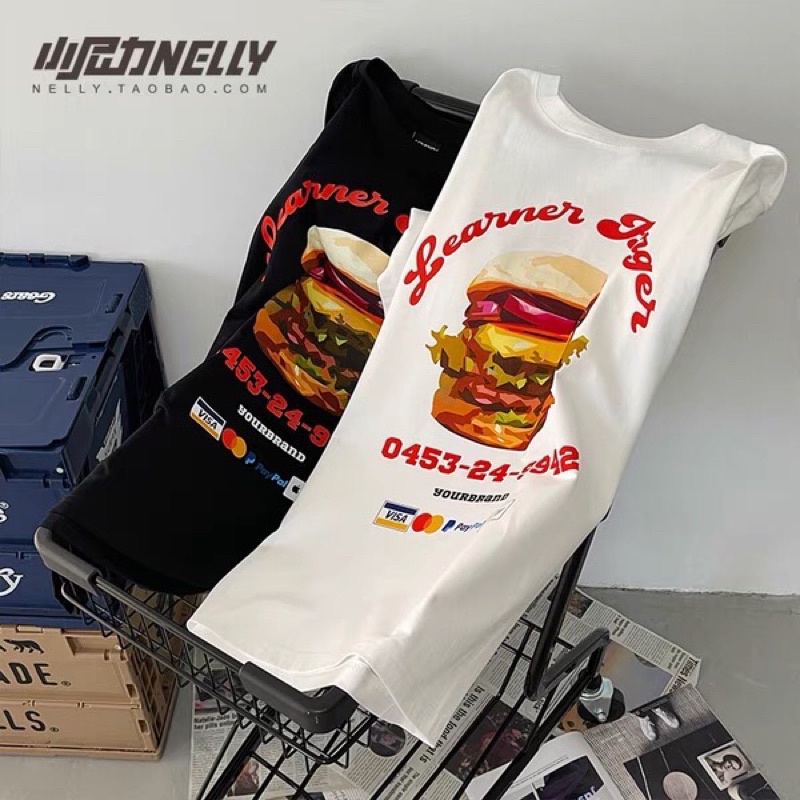 Áo phông nelly heybig sale (có sẵn) learner burger 19