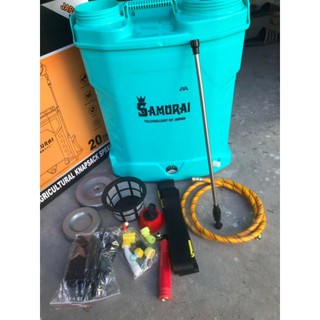 Bình xịt điện (thuốc) Samurai 12ah / Sử dụng 2 bộ bơm - Thắng máy cưa xích