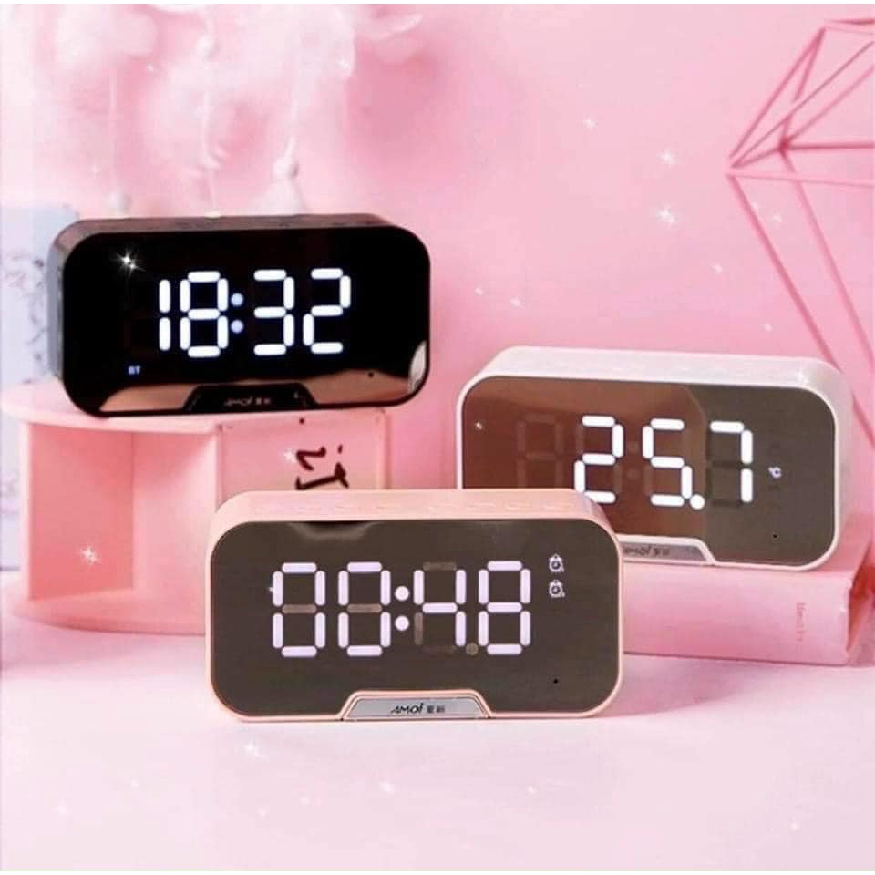 Loa Bluetooth ACOME A5 5W Màn Hình LED Đồng Hồ Báo Thức - Hỗ Trợ Thẻ Nhớ & Nghe FM