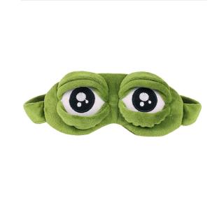【COD】Miếng Bịt Mắt Ngủ Hình Ếch Dễ Thương Co Giãn
