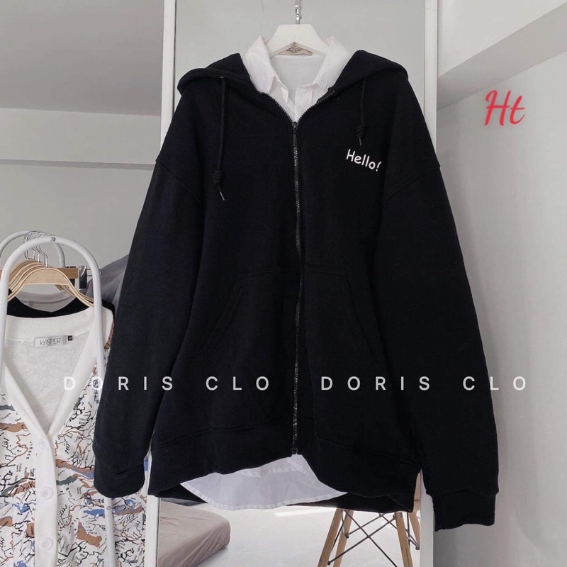 Áo khoá nỉ Hello HT11