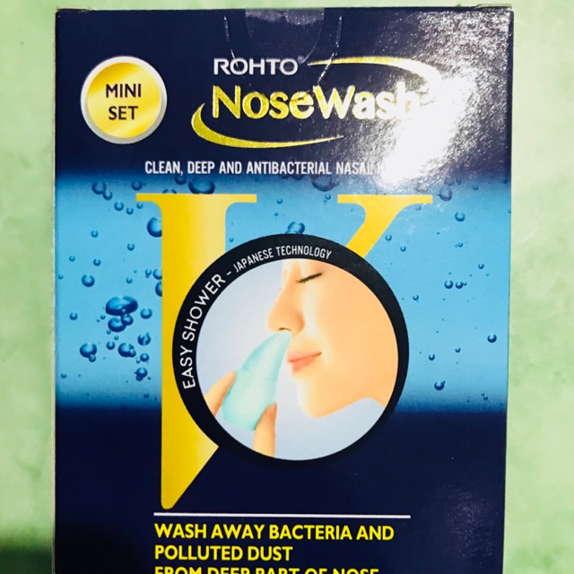 NoseWash -Sản phẩm Vệ sinh mũi, sạch, sâu và kháng khuẩn