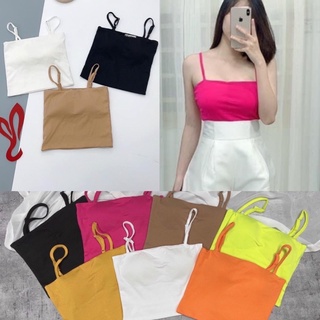 ÁO 2 DÂY CROPTOP SẴN LÓT NGỰC