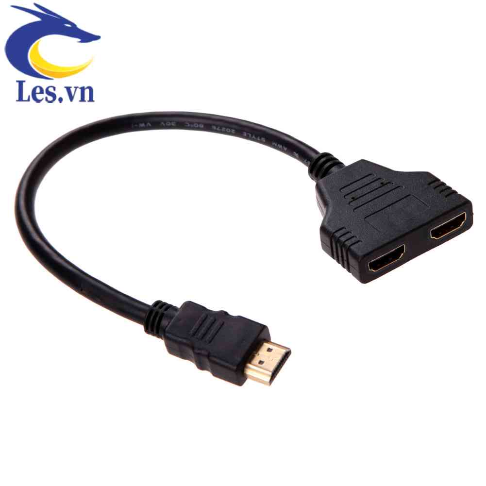 Cáp ChuyểN ĐổI 1080P HDMI Sang 2 ĐầU 1