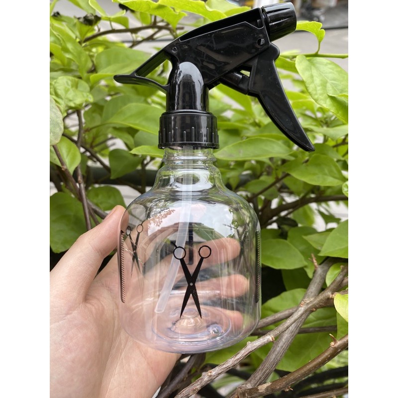 Bình Nhựa Xịt Nước Barber Cắt Tóc &amp; Tưới Cây 250ml