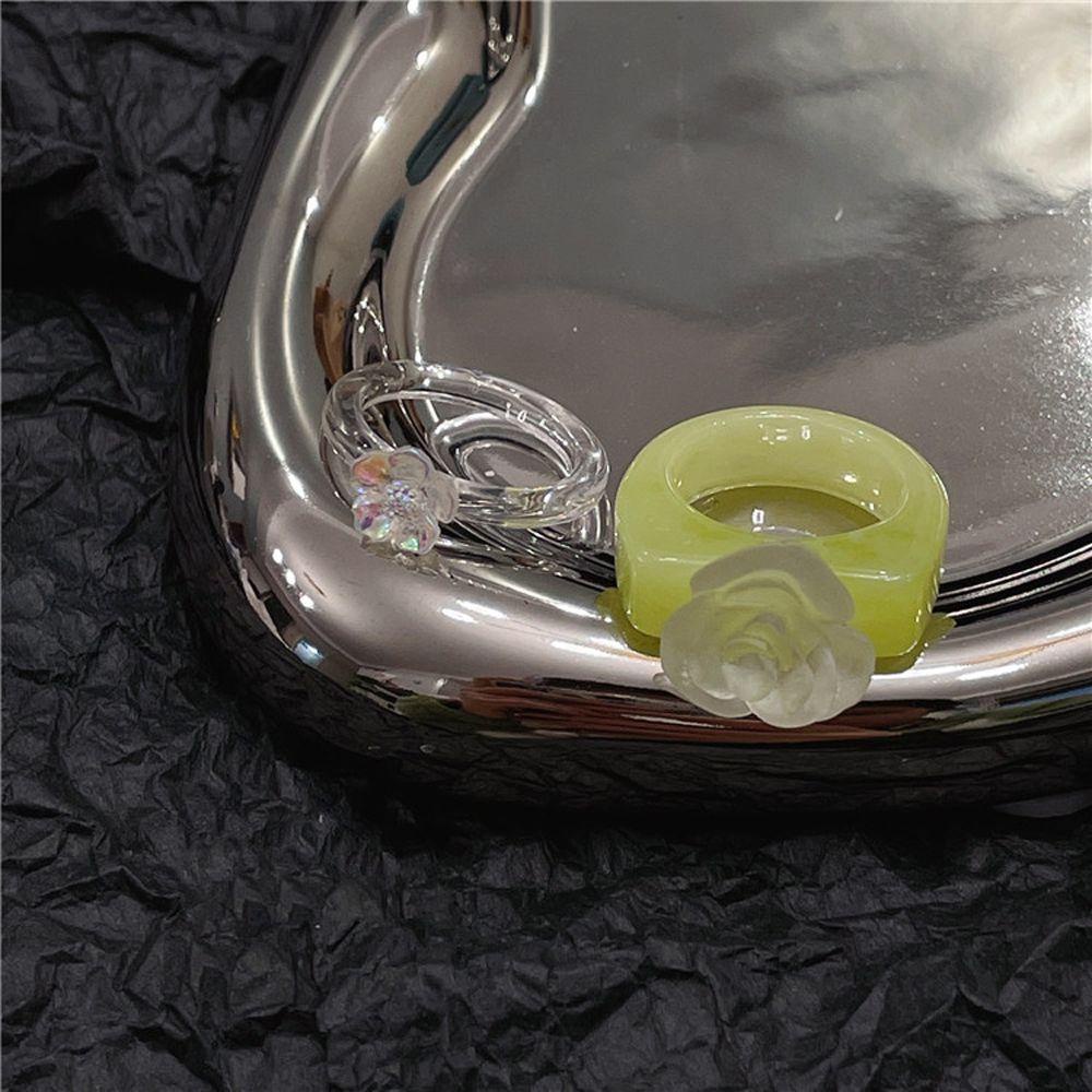 1 Nhẫn Hình Hoa Hồng Thời Trang Cho Nữ