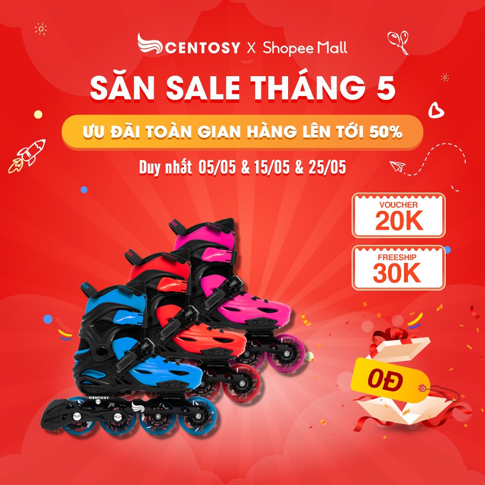 Giày Patin Trẻ Em Cao Cấp - Centosy Kid Pro K2 - Form Chắc Chắn, Bánh Chất Lượng