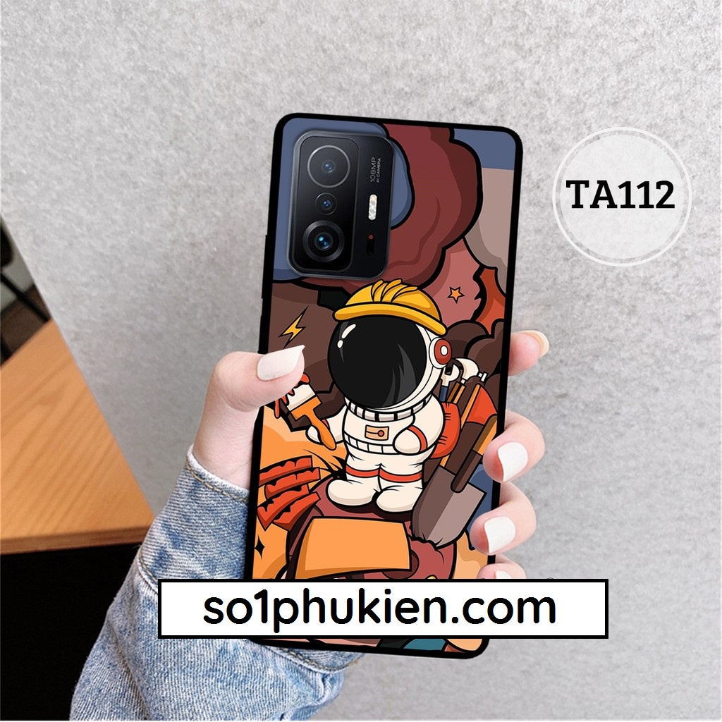 Ốp lưng Xiaomi 11T 5G - Xiaomi 11T Pro 5G (Mi 11T 5G - Mi 11T Pro 5G) dẻo in hình phi hành gia vũ trụ đáng yêu