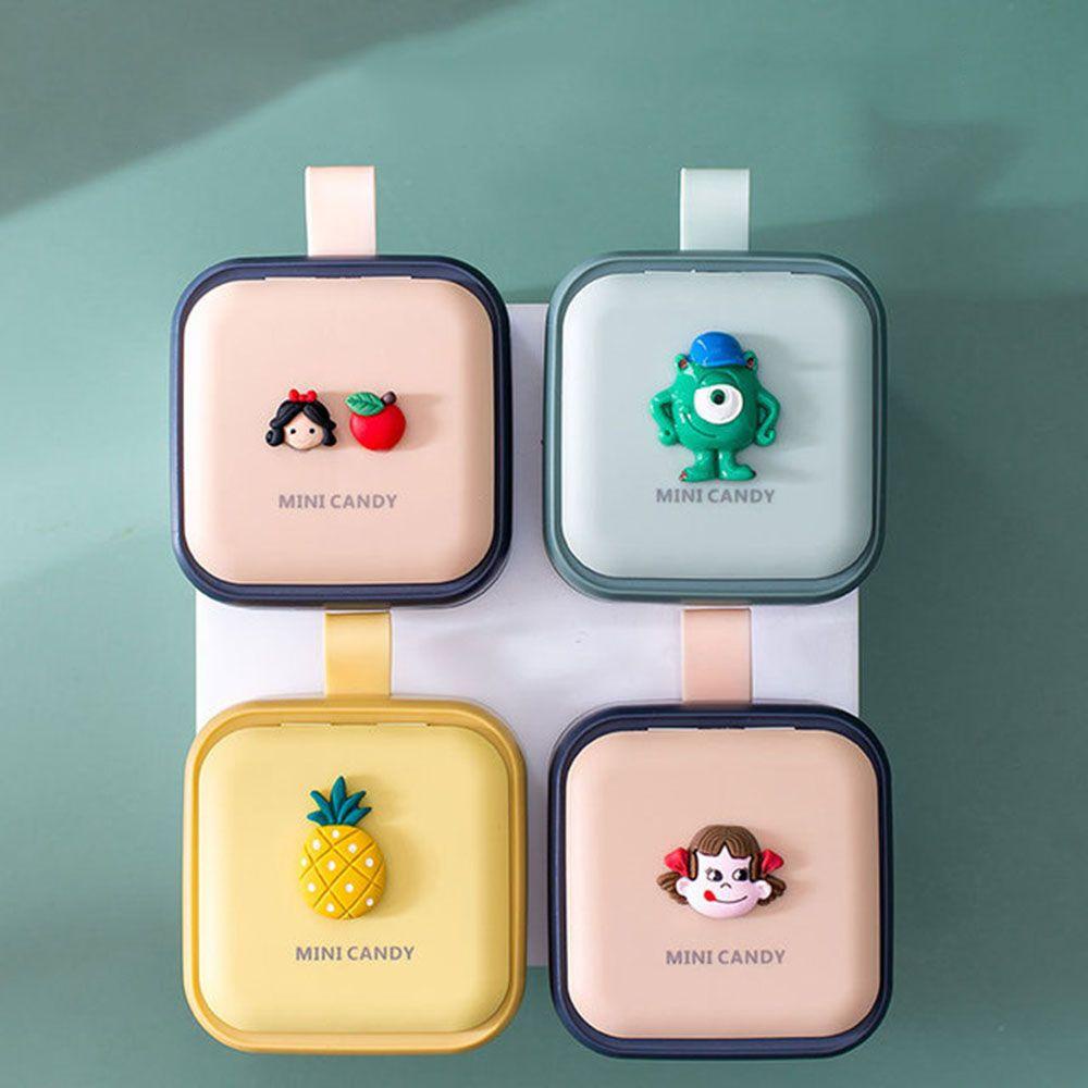 Hộp Đựng Thuốc Cỡ Lớn In Họa Tiết Hoạt Hình Dễ Thương Tiện Dụng Mang Theo Du Lịch