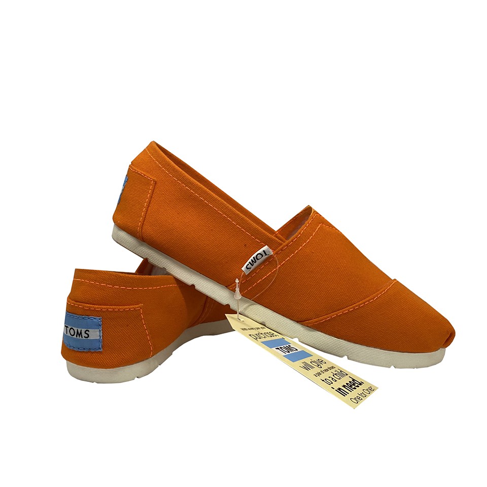 Giày toms cam,ORANGE