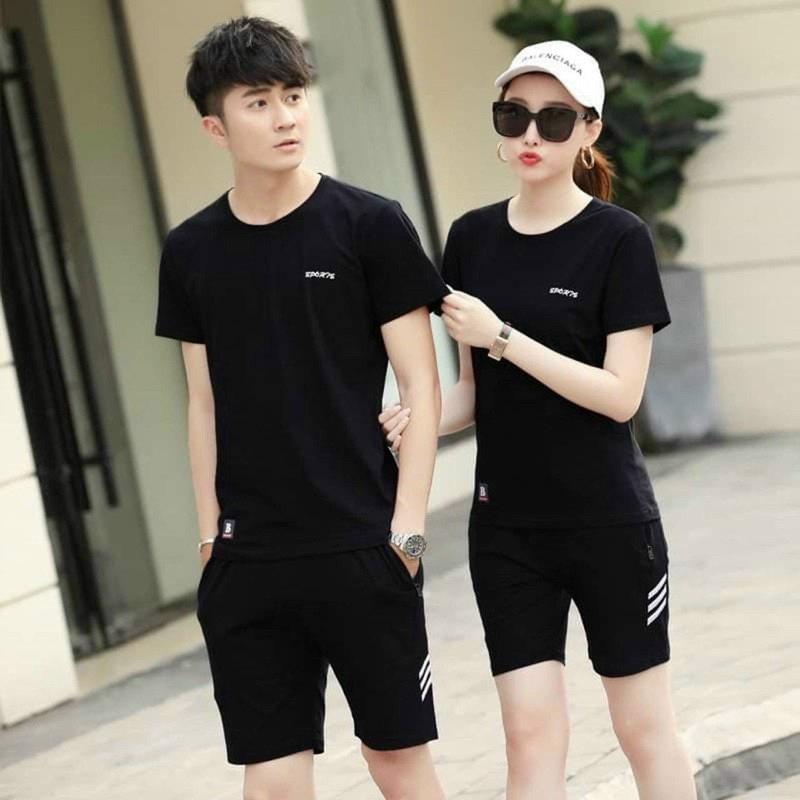 Bộ Thể Thao Sport Chất Thun Lạnh Co Giãn Mặc Nhà Dạo Phố