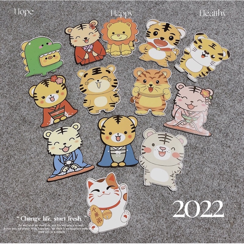 Bao lì xì tết 2022 -chibi lì xì hoạt hình tết nhâm dần mới cao cấp đẹp độc lạ