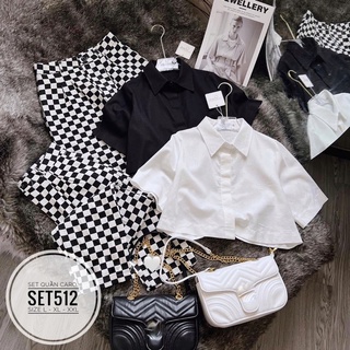 Bigsize Set quần caro SET512