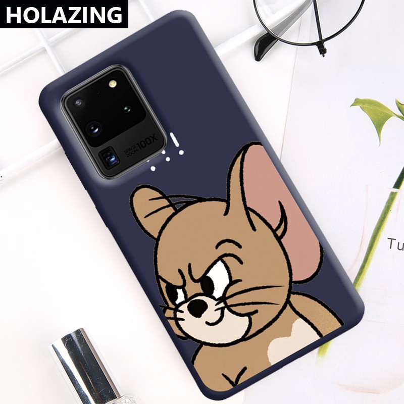 Ốp Điện Thoại Silicon Mềm Hình Tom Và Jerry Cho Samsung Galaxy S20 Plus S20 Ultra Note 20 10 Plus 9 S10 5g S10 S9 No.741