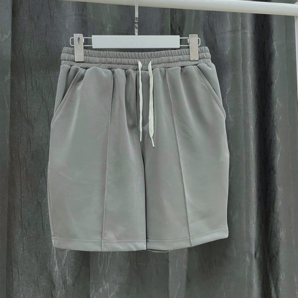 Quần Short Nam Poly Trắng Đen Phối Line Form Đẹp Chất Dày Dặn Short Unisex Mr Smile 99 Shop