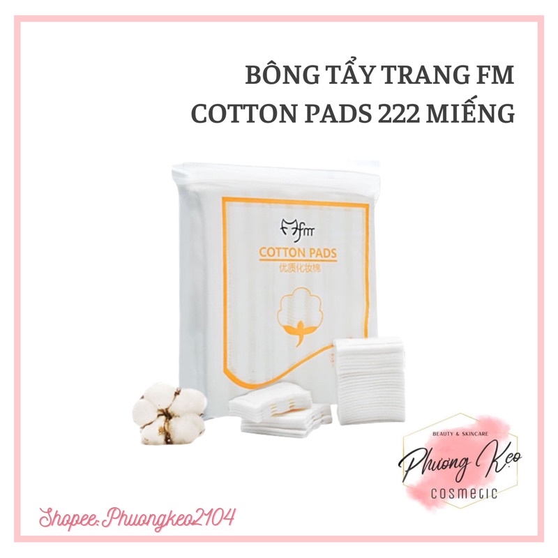 [ HÀNG CÓ SẴN] Bông Tẩy Trang Cotton Pad chính hãng 222 miếng Nội Địa Trung