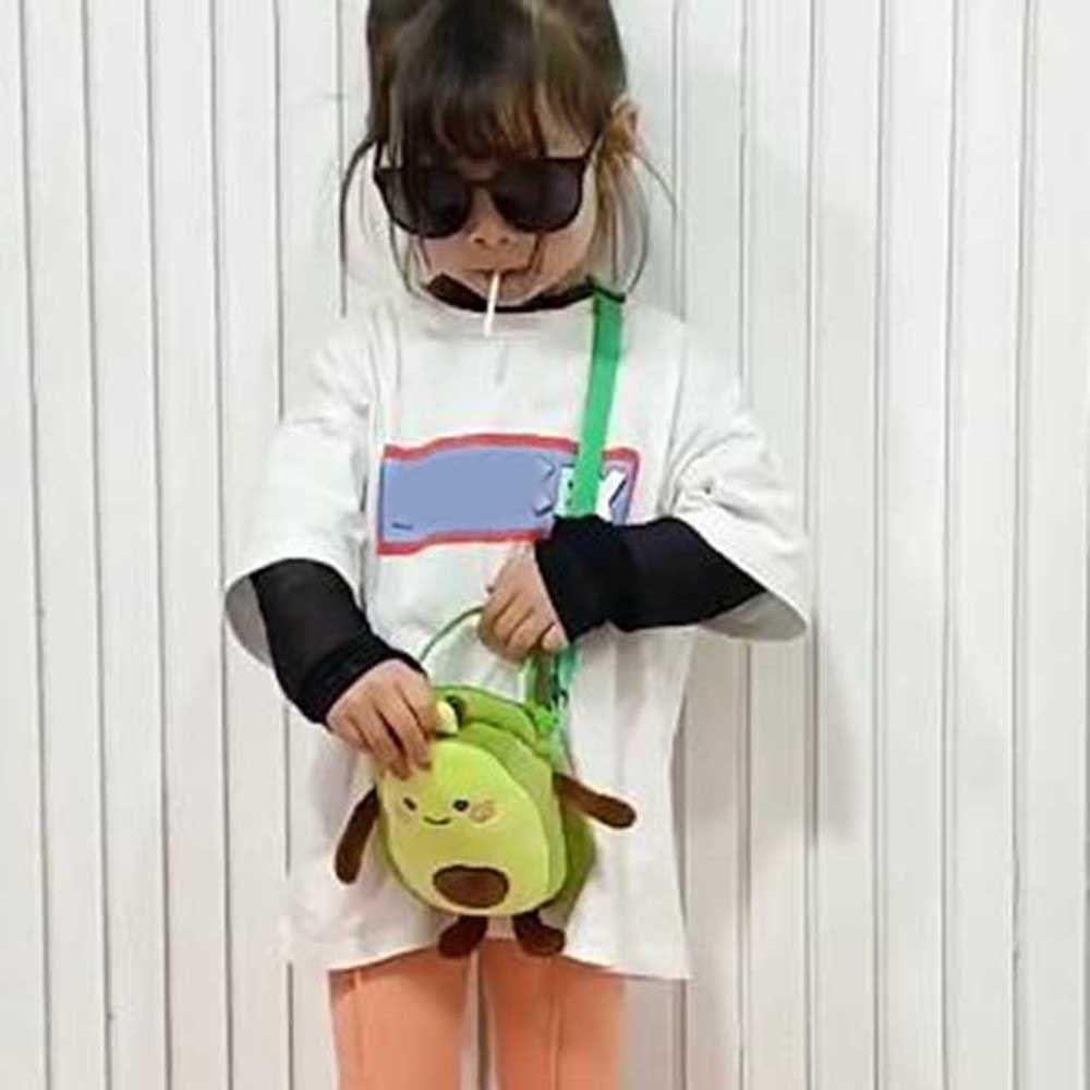 LILYES Túi Đeo Chéo Đựng Điện Thoại Hình Quả Bơ Dễ Thương Cho Bé Gái