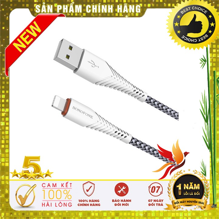 Cáp sạc BOROFONE BX25/Type-C/MicroUSB 1m