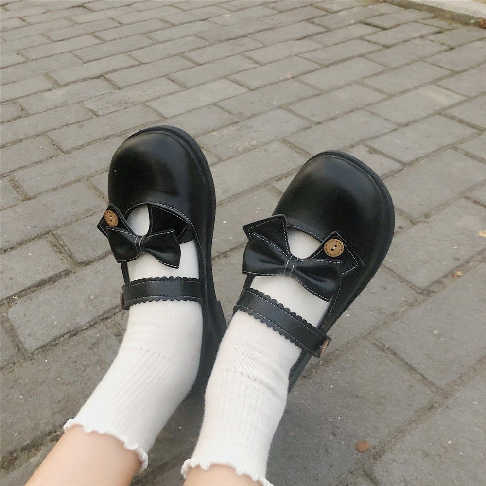 ulzzang Giày da phong cách Lolita thời trang Nhật Bản cho nữ | BigBuy360 - bigbuy360.vn