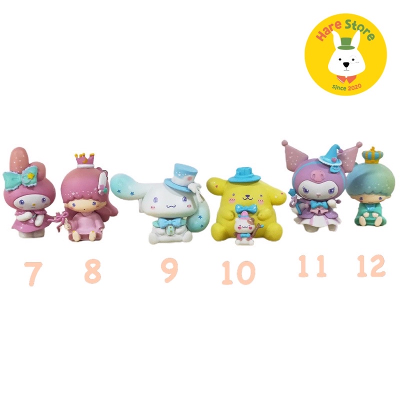 Mô hình nhân vật My Melody Kuromi hoạt hình dễ thương trang trí bàn làm việc.