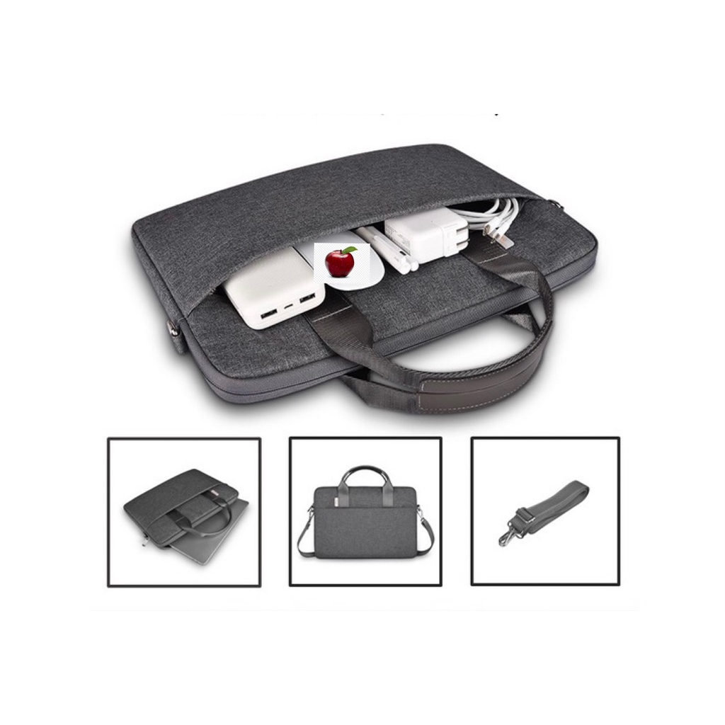 Túi xách chống sốc Wiwu Mimimalist Laptop Bag  cho Mac Air , Pro M1 , M2 14.2 inch - 15.6 inch - Hàng Chính Hãng