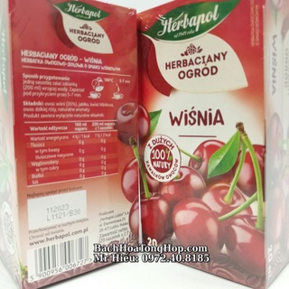 [Hỏa Tốc] Trà Herbapol vị Cherry hộp 54gram