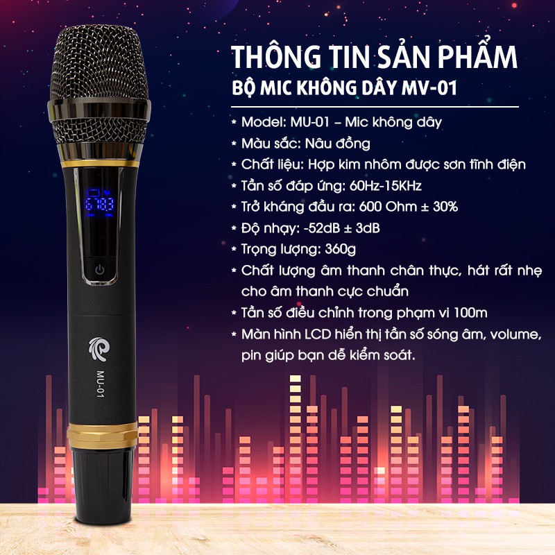 Micro Karaoke, Micro Không Dây (2 Mic), Chuyên Dụng Cho Loa, Amply,  Đổi Mới Trong 07 Ngày, bảo hành 12 tháng.