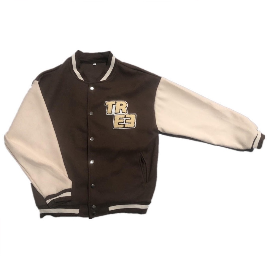 Áo khoác bomber unisex nữ nam áo bomber varsity nữ nam phong cách uzzlang