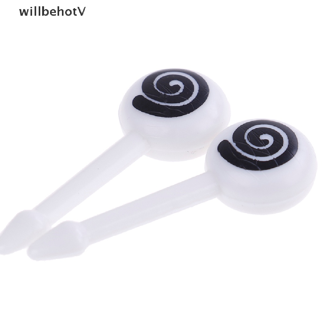 [WillbehotV] Set 10 Nĩa mini Ăn Trái Cây / Sa Mạc Hoạt Hình Có Thể Tái Sử Dụng Cho Trẻ Em