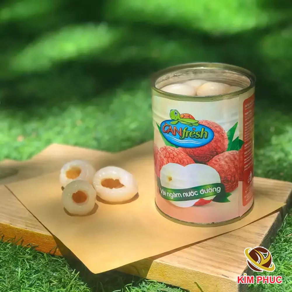 Vải ngâm nước đường Canfresh (560g)