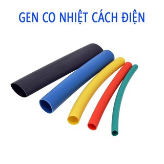 Gen co nhiệt, dây co nhiệt, ống gen cách điện các cỡ, các màu